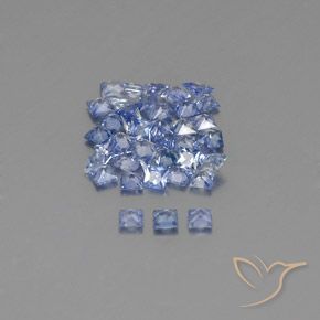 Shop natural 2.90ct Bleu pastel Saphir gems, Carré, from Sri Lanka at GemSelect. In stock, global shipping!