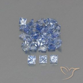 Shop natural 2.70ct Bleu pastel Saphir gems, Carré, from Sri Lanka at GemSelect. In stock, global shipping!