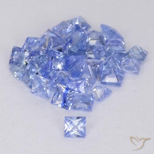 Shop natural 2.22ct Bleu clair Saphir gems, Carré, from Sri Lanka at GemSelect. In stock, global shipping!