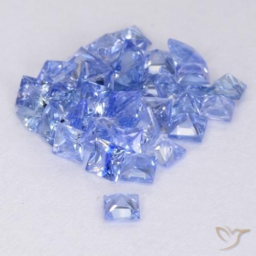 Shop natural 2.22ct Bleu clair Saphir gems, Carré, from Sri Lanka at GemSelect. In stock, global shipping!