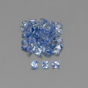 Achetez naturel ct bleue saphir gems, carré, en provenance sri lanka (ceylan) chez gemselect. en stock, livraison internationale!