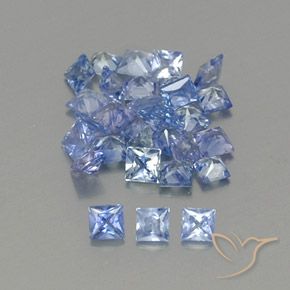 Shop natural 2.19ct Bleu pastel Saphir gems, Carré, from Sri Lanka at GemSelect. In stock, global shipping!