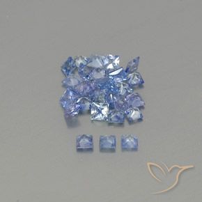 Shop natural 2.19ct Bleu pastel Saphir gems, Carré, from Sri Lanka at GemSelect. In stock, global shipping!