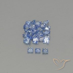 Shop natural 2.03ct Bleu pastel Saphir gems, Carré, from Sri Lanka at GemSelect. In stock, global shipping!