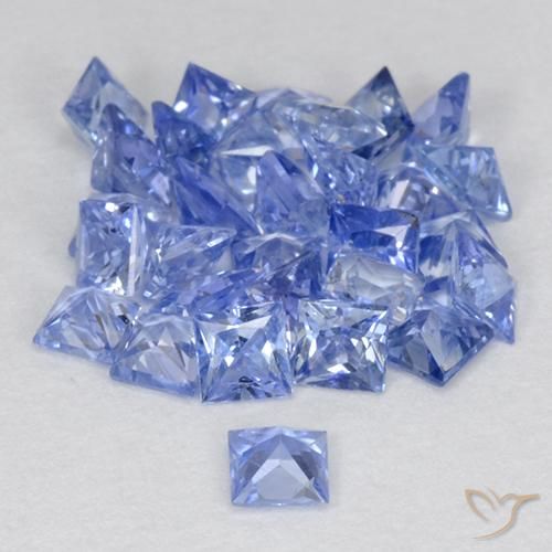 Shop natural 2.47ct Bleu pastel Saphir gems, Carré, from Sri Lanka at GemSelect. In stock, global shipping!