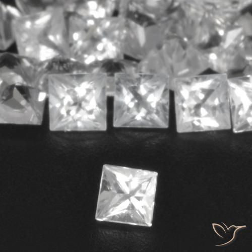 Shop natural 2.51ct Blanc Saphir gems, Carré, from Madagascar at GemSelect. In stock, global shipping!
