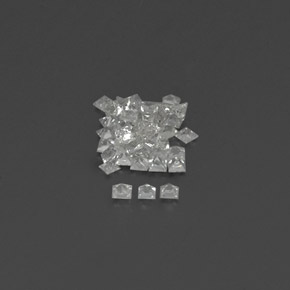 Achetez naturel ct blanc saphir gems, carré, en provenance madagascar chez gemselect. en stock, livraison internationale!