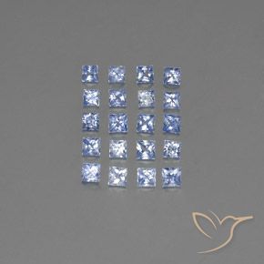 Achetez naturel 2,39ct bleue saphir gems, carré, en provenance sri lanka chez gemselect. en stock, livraison internationale!