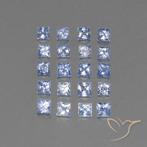 Achetez naturel 2,39ct bleue saphir gems, carré, en provenance sri lanka chez gemselect. en stock, livraison internationale!