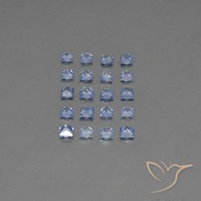 Achetez naturel 2,39ct bleue saphir gems, carré, en provenance sri lanka chez gemselect. en stock, livraison internationale!