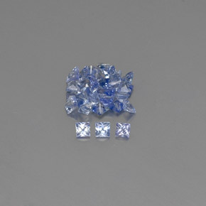 Achetez naturel ct bleue saphir gems, carré, en provenance sri lanka (ceylan) chez gemselect. en stock, livraison internationale!