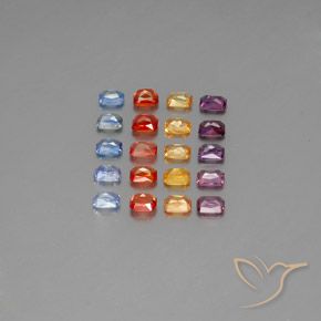 Shop natural 4.97ct Multicolore Saphir gems, Octogone / coupe Émeraude, from Tanzanie at GemSelect. In stock, global shipping!