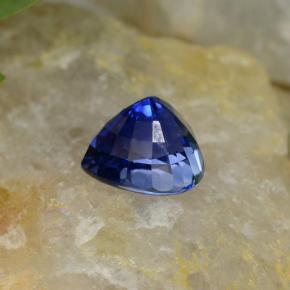 Saphir bleue naturelle en forme de poire, 1,53 ct, VVS-VS