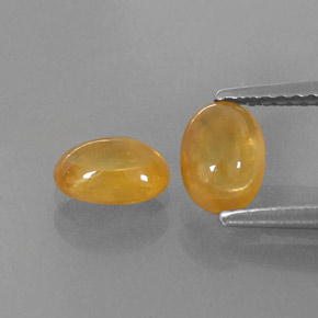 Achetez naturel ct jaune saphir gems, transparent, en provenance thaïlande chez gemselect. en stock, livraison internationale!