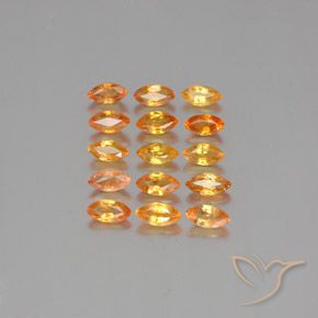 Shop natural 5.93ct Orange vif Saphir gems, Marquise, from Tanzanie at GemSelect. In stock, global shipping!