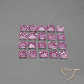 Shop natural 3.48ct Rose intense Saphir gems, Carré, from Madagascar at GemSelect. In stock, global shipping!