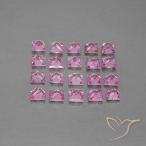 Achetez naturel 3,45ct rose saphir gems, carré, en provenance madagascar chez gemselect. en stock, livraison internationale!