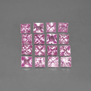 Achetez naturel 3,76ct rose saphir gems, carré, en provenance madagascar chez gemselect. en stock, livraison internationale!