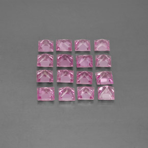 Achetez naturel 3,76ct rose saphir gems, carré, en provenance madagascar chez gemselect. en stock, livraison internationale!
