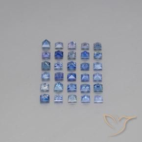 Achetez naturel 5,85ct bleue saphir gems, carré, en provenance madagascar chez gemselect. en stock, livraison internationale!