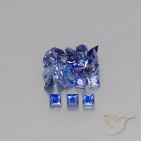 Achetez naturel 4,36ct bleue saphir gems, carré, en provenance madagascar chez gemselect. en stock, livraison internationale!