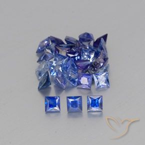 Achetez naturel 4,36ct bleue saphir gems, carré, en provenance madagascar chez gemselect. en stock, livraison internationale!