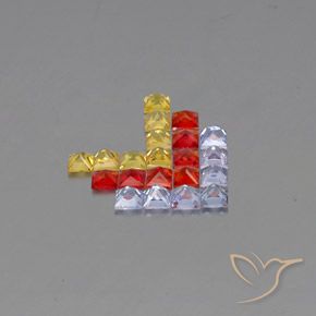 Shop natural 2.89ct Multicolore Saphir gems, Carré, from Tanzanie at GemSelect. In stock, global shipping!