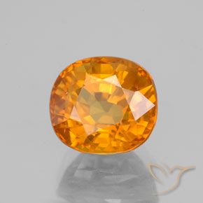 Saphir Abricot orange naturelle ovale, 3.53 ct, VS-SI