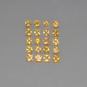 Achetez naturel ct jaune saphir gems, carré, en provenance tanzanie (songea) chez gemselect. en stock, livraison internationale!