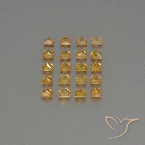 Shop natural 3.04ct Orange-or Saphir gems, Carré, from Tanzanie at GemSelect. In stock, global shipping!