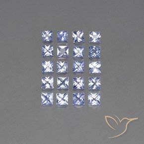 Shop natural 2.87ct Bleu pastel Saphir gems, Carré, from Madagascar at GemSelect. In stock, global shipping!