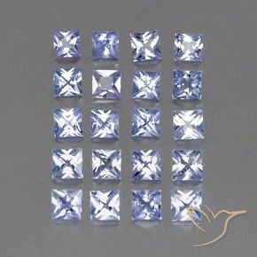 Shop natural 2.87ct Bleu pastel Saphir gems, Carré, from Madagascar at GemSelect. In stock, global shipping!