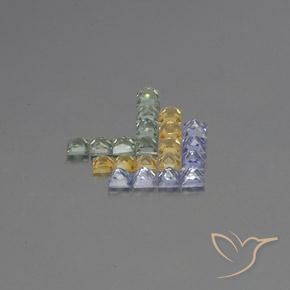 Shop natural 2.78ct Multicolore Saphir gems, Carré, from Tanzanie at GemSelect. In stock, global shipping!
