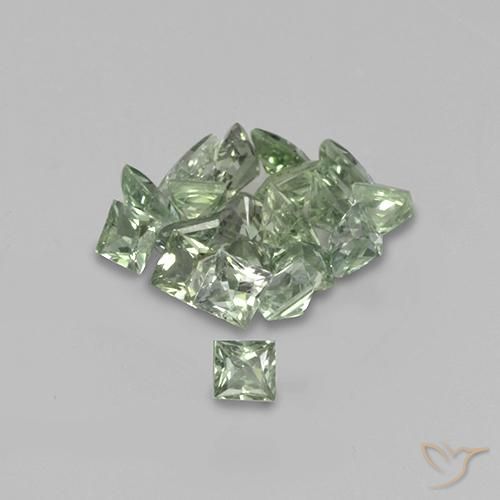 Shop natural 2.30ct Vert océan léger Saphir gems, Carré, from Tanzanie at GemSelect. In stock, global shipping!
