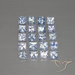 Shop natural 3.13ct Bleu violet clair Saphir gems, Carré, from Madagascar at GemSelect. In stock, global shipping!