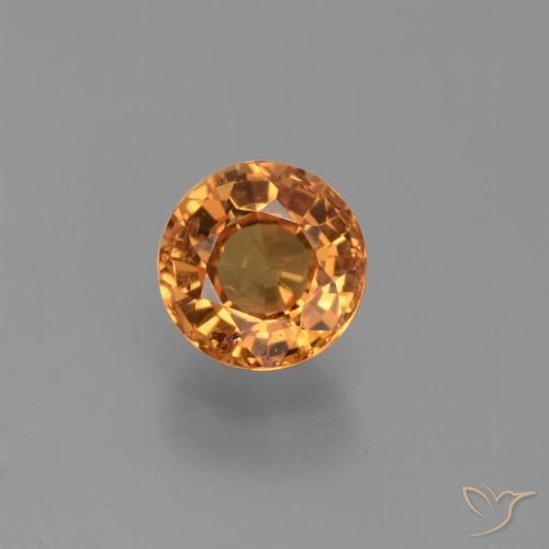 0.73ct Naturel Orange moyen Saphir, Tour, VS
