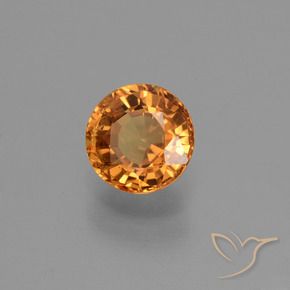 Saphir Orange moyen naturelle Tour, 0.73 ct, VS