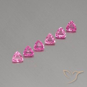 Shop natural 1.51ct Rose intense Saphir gems, Trillion, from Madagascar at GemSelect. In stock, global shipping!