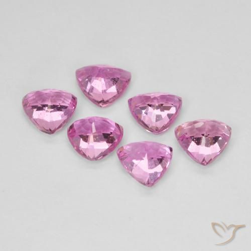 Shop natural 1.79ct Rose très clair Saphir gems, Trillion, from Madagascar at GemSelect. In stock, global shipping!