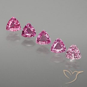 Shop natural 1.53ct Rose moyen Saphir gems, Trillion, from Tanzanie at GemSelect. In stock, global shipping!