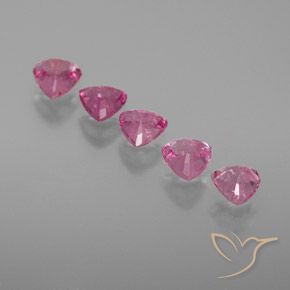 Shop natural 1.53ct Rose moyen Saphir gems, Trillion, from Tanzanie at GemSelect. In stock, global shipping!