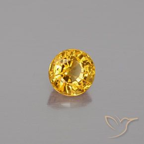 Saphir Doré naturelle Tour, 0.66 ct, VS
