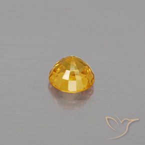 Saphir Doré naturelle Tour, 0.66 ct, VS
