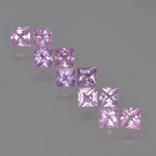 Achetez naturel 1,36ct pourpre rosé saphir gems, carré, en provenance tanzanie chez gemselect. en stock, livraison internationale!
