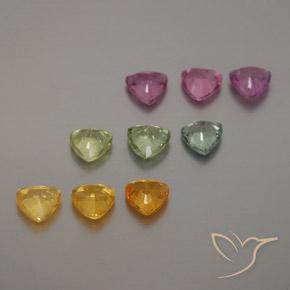 Shop natural 2.83ct Multicolore Saphir gems, Trillion, from Tanzanie at GemSelect. In stock, global shipping!
