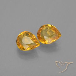 Shop natural 1.33ct Doré foncé Saphir gems, En forme de poire, from Tanzanie at GemSelect. In stock, global shipping!