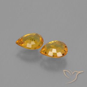 Shop natural 1.33ct Doré foncé Saphir gems, En forme de poire, from Tanzanie at GemSelect. In stock, global shipping!