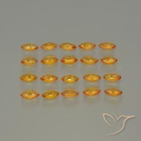 Shop natural 3.49ct Or orange foncé Saphir gems, Marquise, from Tanzanie at GemSelect. In stock, global shipping!