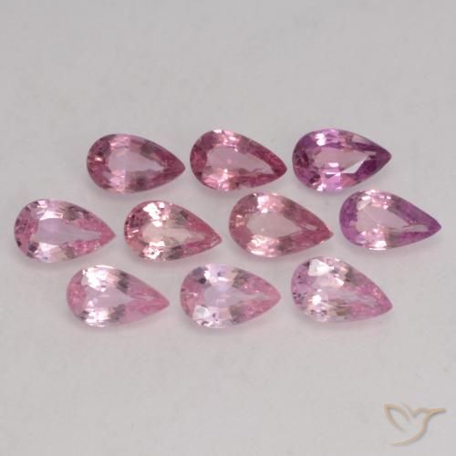 Shop natural 2.41ct Rose clair Saphir gems, En forme de poire, from Tanzanie at GemSelect. In stock, global shipping!