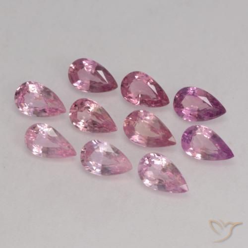 Shop natural 2.41ct Rose clair Saphir gems, En forme de poire, from Tanzanie at GemSelect. In stock, global shipping!